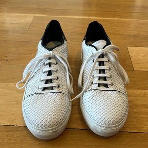 Rodolfo Zengarini Leather Tennis Shoe With Basket… - image 1